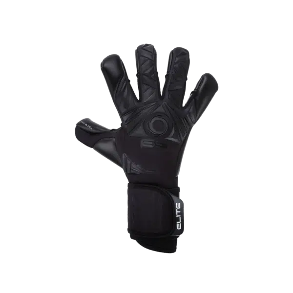 כפפות שוער ELITE NEO BLACK כפפת יד ימין עם גב היד למצלמה