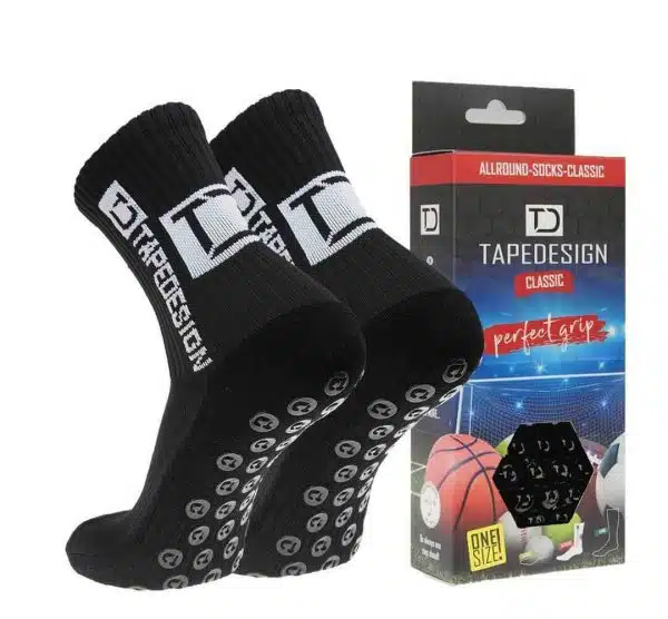 גרבי Tapedesign שחורות למניעת החלקה עם קופסה
