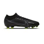 Nike Zoom Mercurial Vapor 15 Pro FG נעלי כדורגל נייקי שחורות סוליה צהוב זוהר