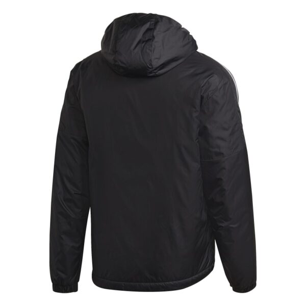 מעיל חורף אדידס Essentials Insulated Hooded Jacket צבע שחור גב