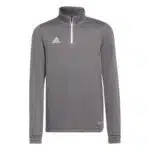 עליונית אפורה לילדים Entrada 22 Training Top Grey JR חצי רוכסן לאימון