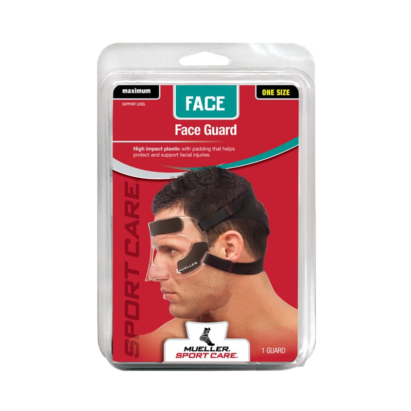 מארז Face Guard - מסיכת פנים השומרת על האף של Mueller להגנה על האף והעיניים