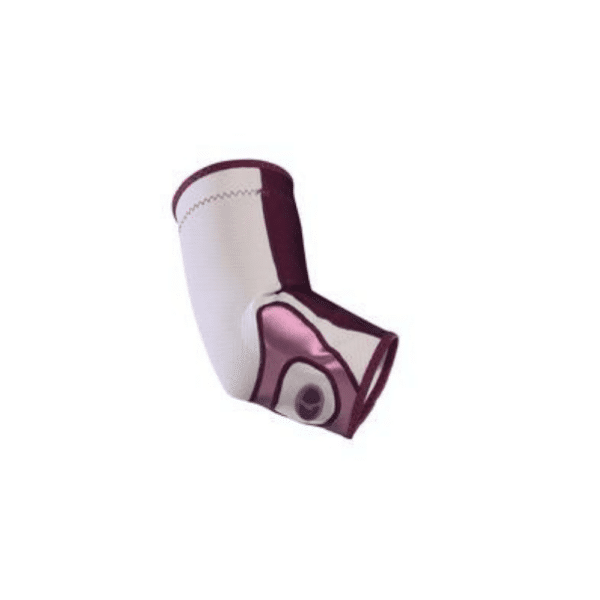 LIFECARE For Her Contour Wrist Sleeve - תומך מרפק קל לנשים עם רפידת ג׳ל של MUELLER צבע לבן סגול ורוד