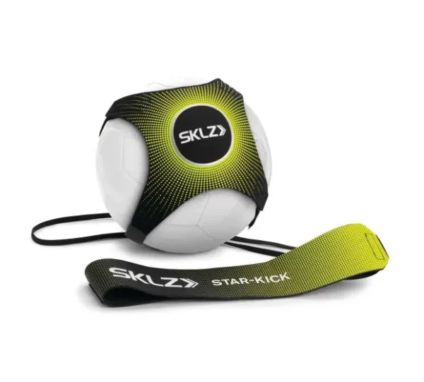 מאמן כדורגל אישי ירוק SKLZ Star kick עם כדור