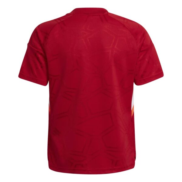 חולצת משחק אדומה לילדים Adidas Condivo 22 הגב