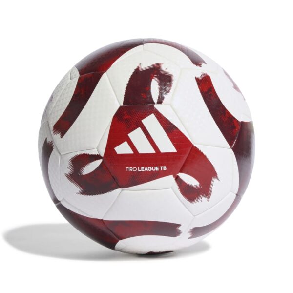כדור כדורגל לבן אדום Adidas Tiro League