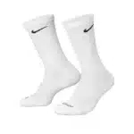 גרבי ספורט נייקי - צבע לבן - Everyday Plus Cushioned