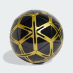 ⁦כדור כדורגל אדידס שחור זהב - Adidas Starlancer Club Ball Black Gold⁩ – תמונה ⁦2⁩