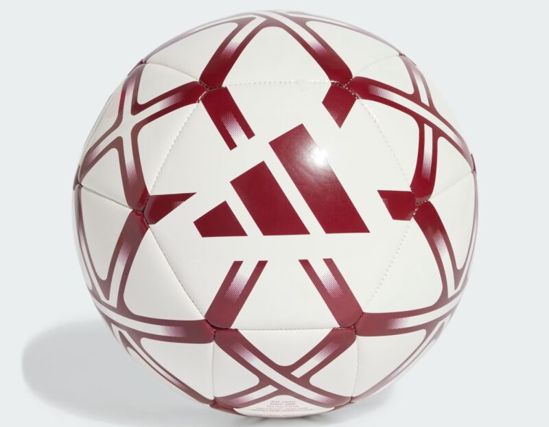 כדור כדורגל אדידס אדום לבן - Adidas Starlancer Club Ball Red